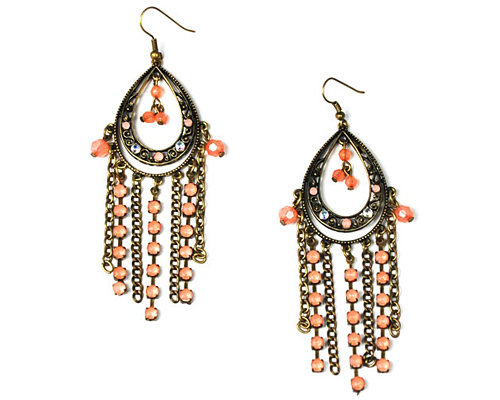 Crescent Chandelier Earrings