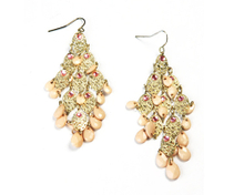 Beaded Statement Earrings