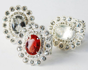 Shimmering Rhinestone Ring