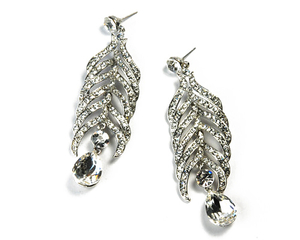 Jeweled Drop Earrings