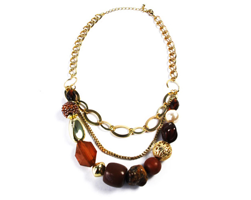 Layered Beaded Necklace