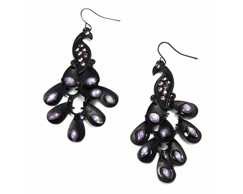 Proud Peacock Earrings